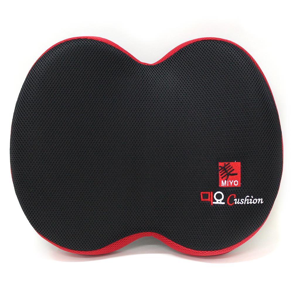 เบาะรองหลังเพื่อสุขภาพ ERGOTREND MIYO BACKREST 16X13 นิ้ว สีดำ