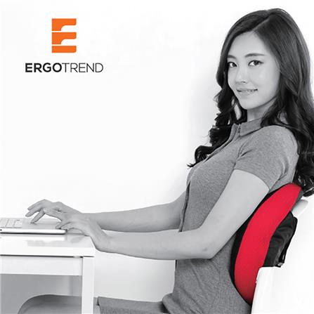 เบาะรองหลังเพื่อสุขภาพ ERGOTREND MIYO BACKREST 16X13 นิ้ว สีดำ_2