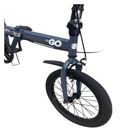 จักรยานพับ 16 นิ้ว JOY BICYCLE GO สีเทา_1