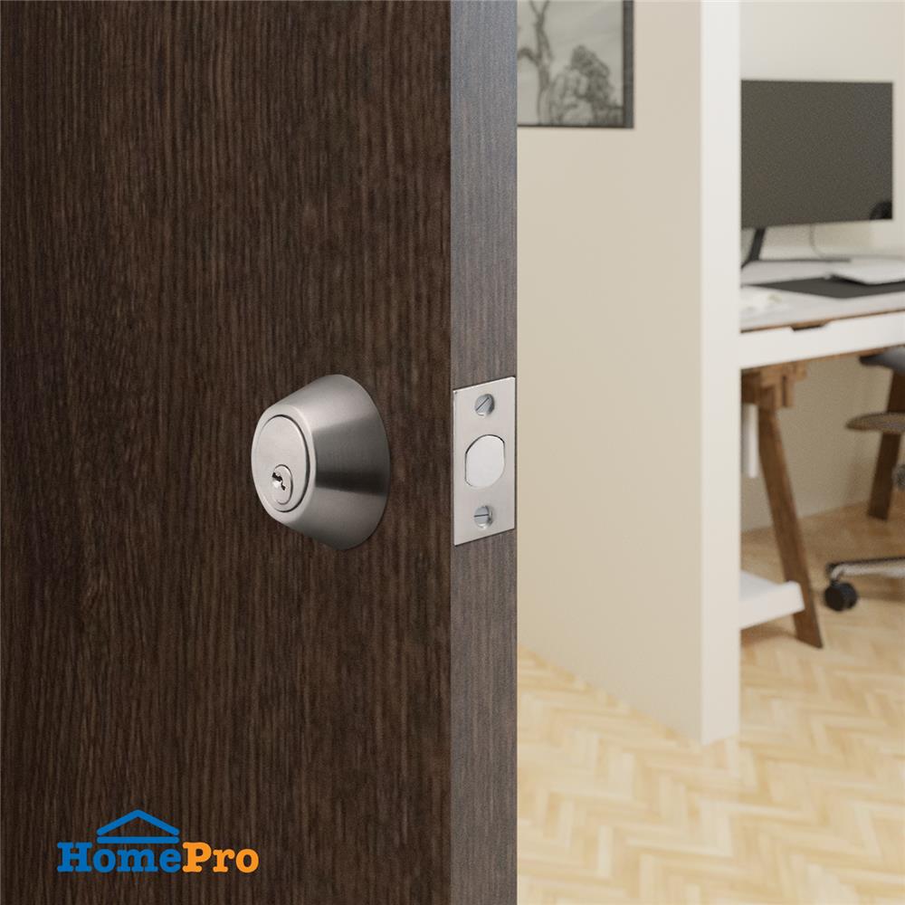 กุญแจลิ้นตาย 1 ด้าน AZLE D101-SS สีสเตนเลส