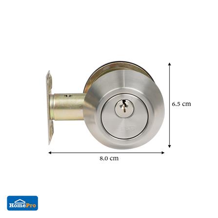 กุญแจลิ้นตาย 1 ด้าน AZLE D101-SS สีสเตนเลส_5