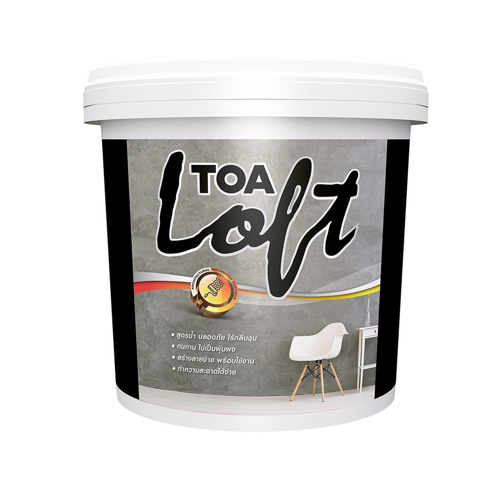 สีน้ำลอฟท์ภายนอก TOA LOFT1 สีเทาอ่อน 12 กก._1