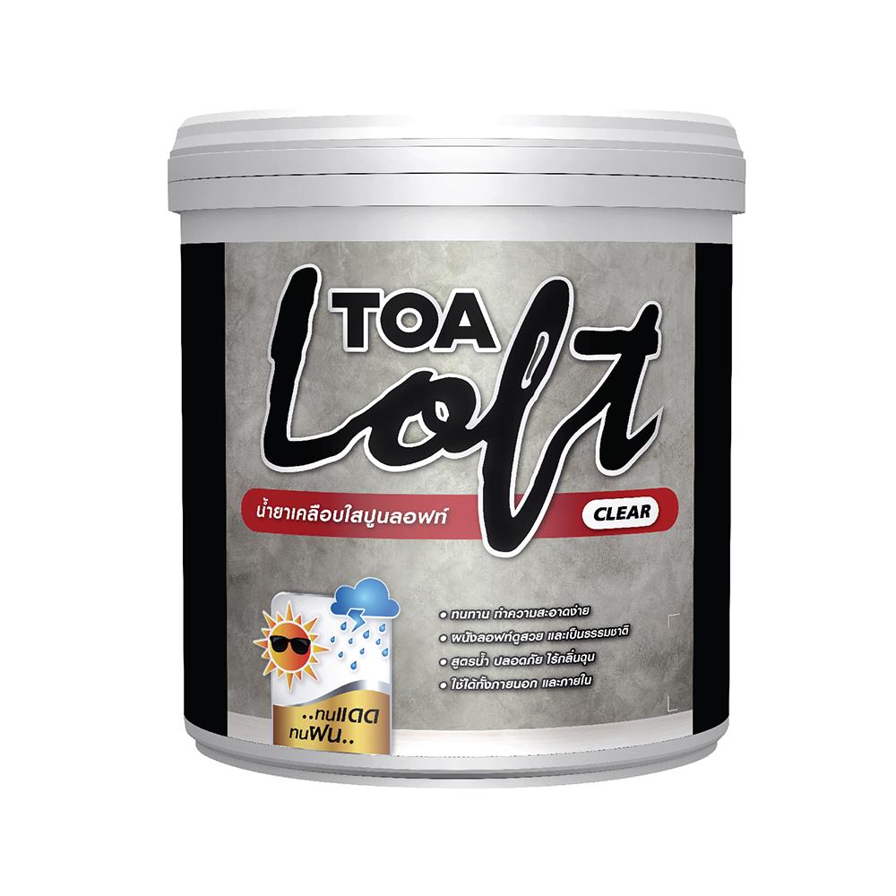 สีน้ำลอฟท์ภายนอก TOA CLEAR สีใส 3 กก.