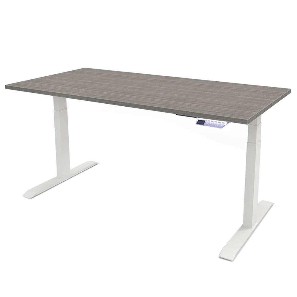 โต๊ะทำงานปรับระดับ ERGOTREND SIT 2 STAND GEN4 180 ซม. สี COMBI GREY/ขาว