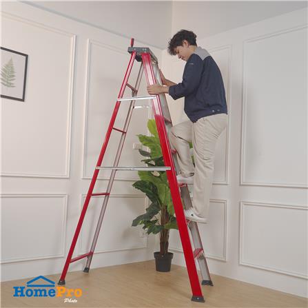 บันไดเคลือบสีแบบมีถาด MATALL 7 ขั้น_6