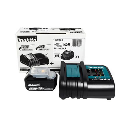 ชุดแบตเตอรี่ MAKITA BL1830B + แท่นชาร์จ DC18SD_0