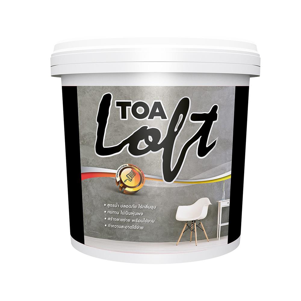 สีน้ำลอฟท์ภายนอก TOA LOFT2 สีเทากลาง 12 กก._1
