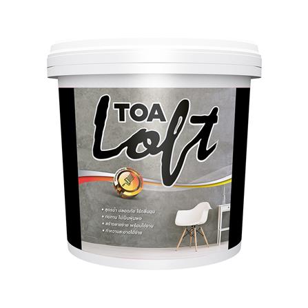 สีน้ำลอฟท์ภายนอก TOA LOFT5 สีแดง 12 กก.