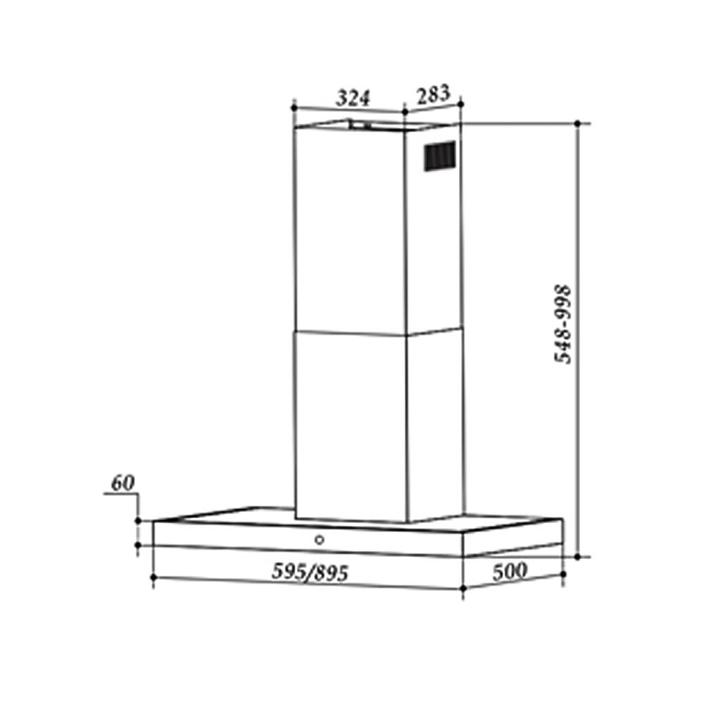 เครื่องดูดควันกระโจม LINEA LDH60TC 60 ซม.