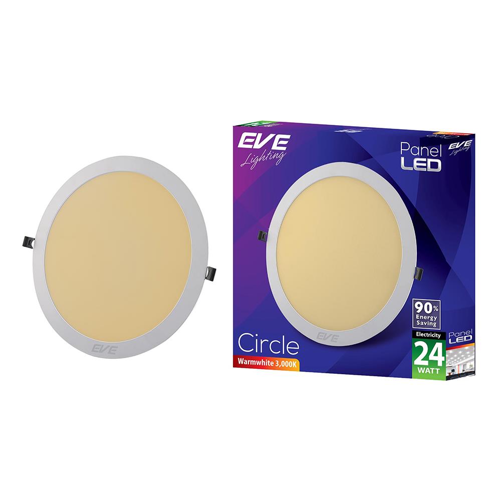 ดาวน์ไลท์ LED EVE 577534 12 นิ้ว 24 วัตต์ WARM WHITE สีขาว