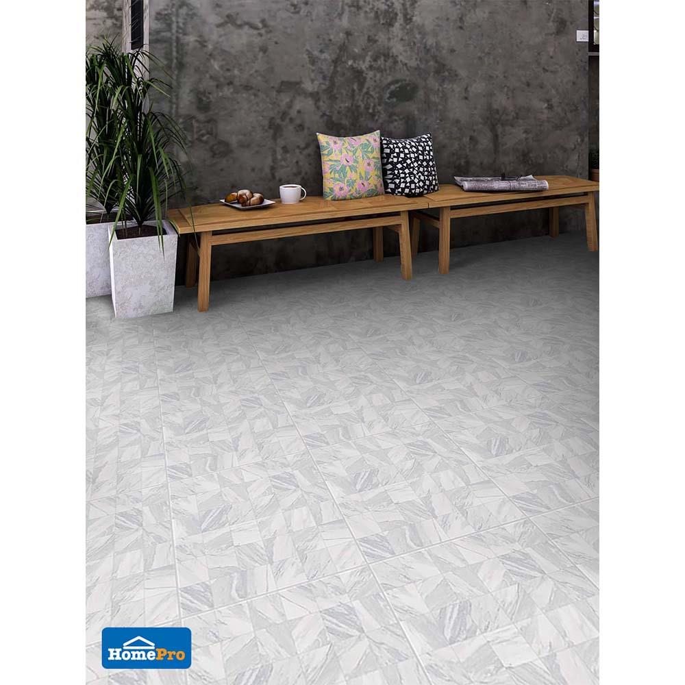 กระเบื้องพื้น 16x16 นิ้ว DURAGRES คาร์สัน เทา A 0.96M2