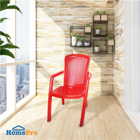 เก้าอี้เท้าแขน ME LIVING ARM CHAIR สีแดง_4