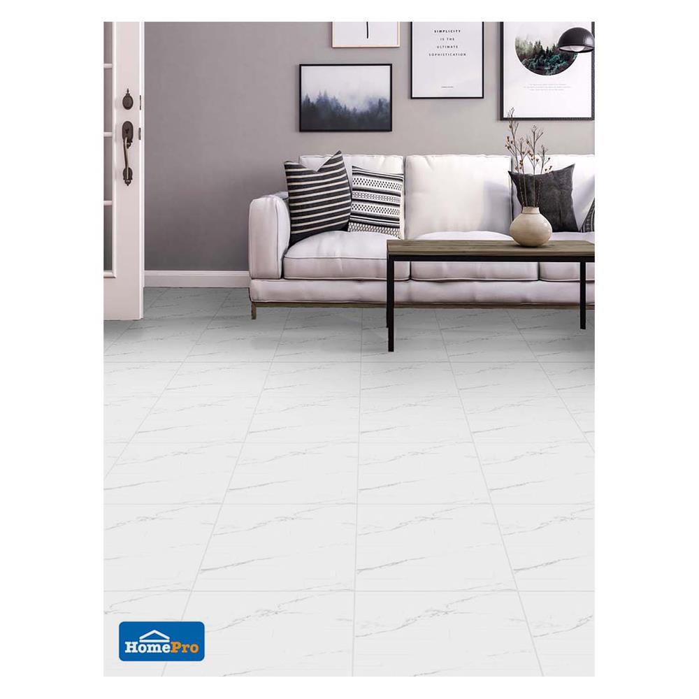 กระเบื้องพื้น 16x16 นิ้ว DURAGRES โมดูลักซ์ เทา A 0.96M2