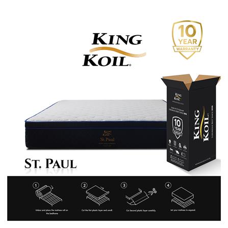 ที่นอน 5 ฟุต KINGKOIL ST.PAUL พร้อมหมอนหนุน 2 ชิ้น_3