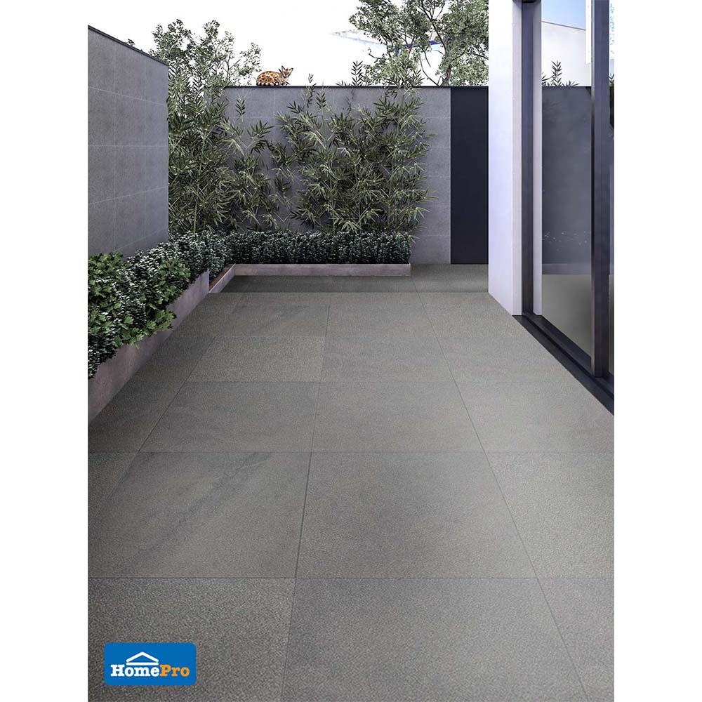 กระเบื้องพื้น 60x60 ซม. ฮาร์เปอร์ เทา 1.44M2