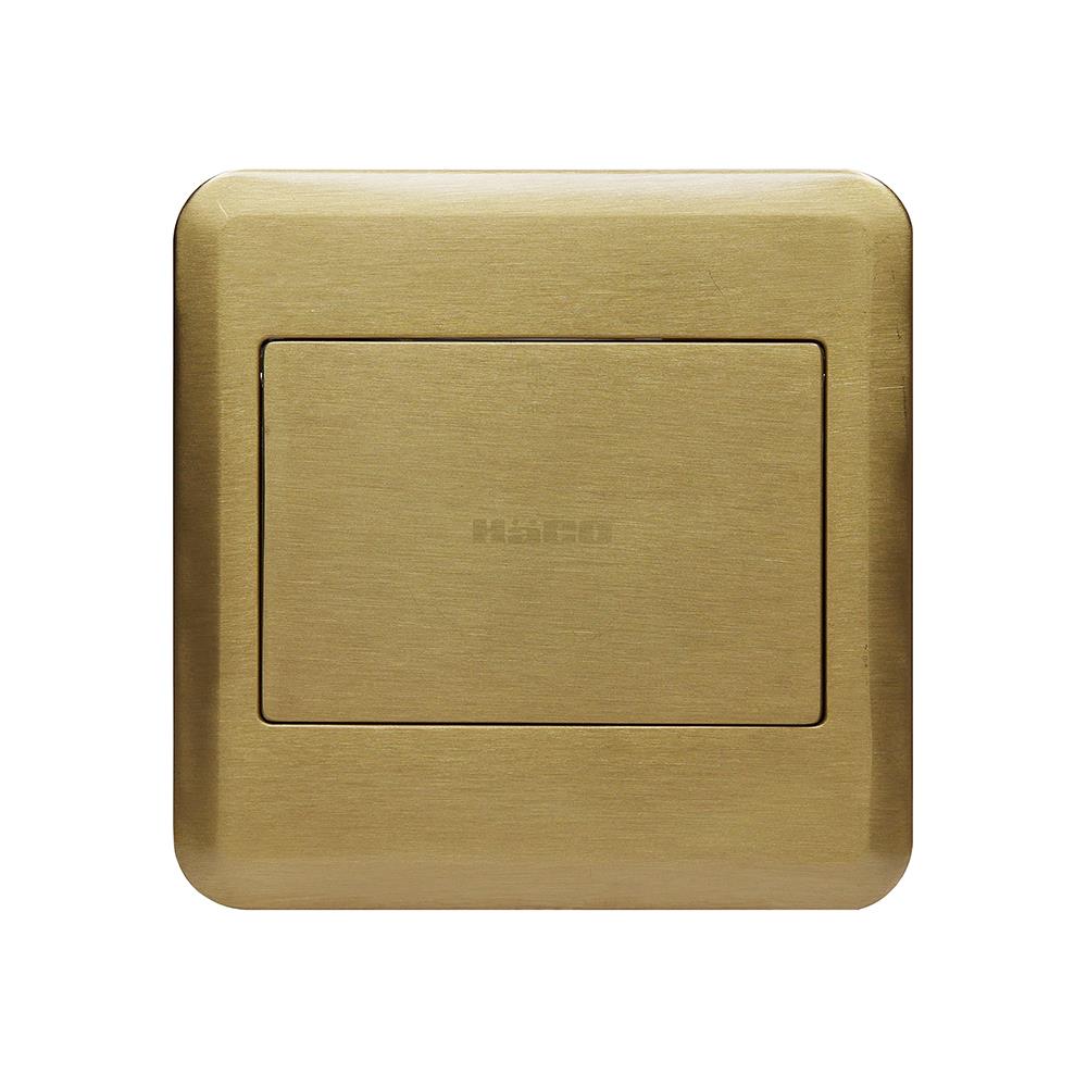 ชุดเต้ารับฝังพื้นทองเหลือง HACO HSI15BDAPE สีทอง