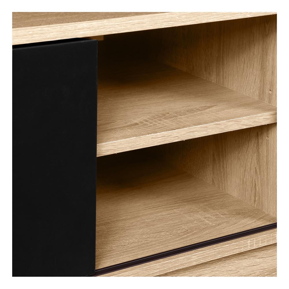 โต๊ะกลาง ME LIVING SUPRA สีโซลิดโอ๊ค/กราไฟท์