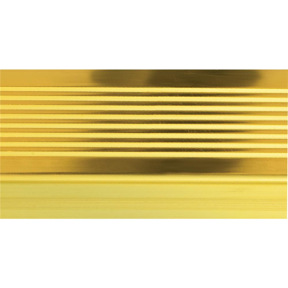 จมูกบันไดอะลูมิเนียม HOME NAG451220 1.2 ม. สีทอง