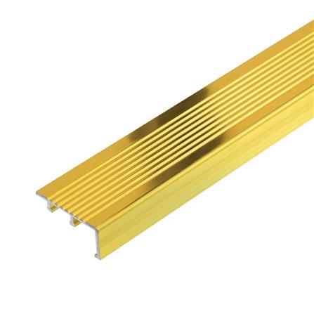 จมูกบันไดอะลูมิเนียม HOME NAG451220 1.2 ม. สีทอง_0