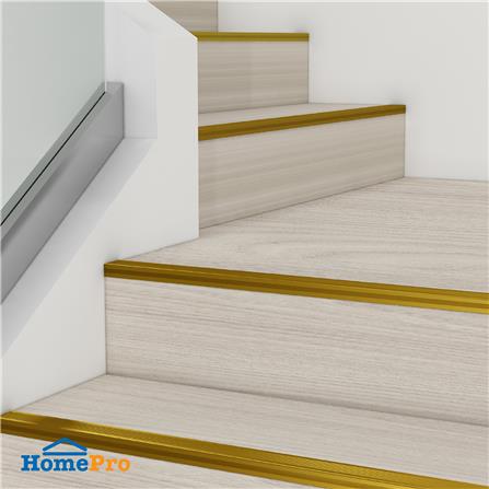 จมูกบันไดอะลูมิเนียม HOME NAG451220 1.2 ม. สีทอง_2