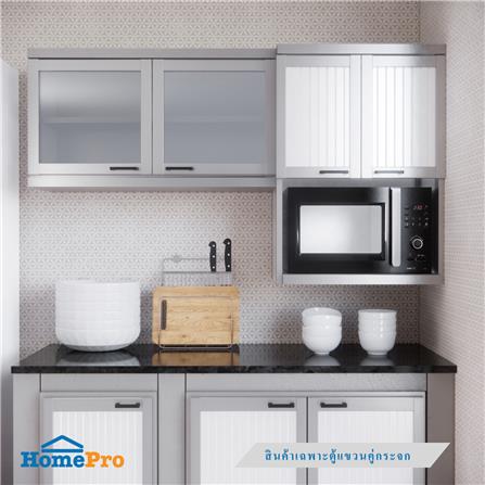 ตู้แขวนคู่กระจก CABIN SIENA 90x50 ซม. สีขาว_4