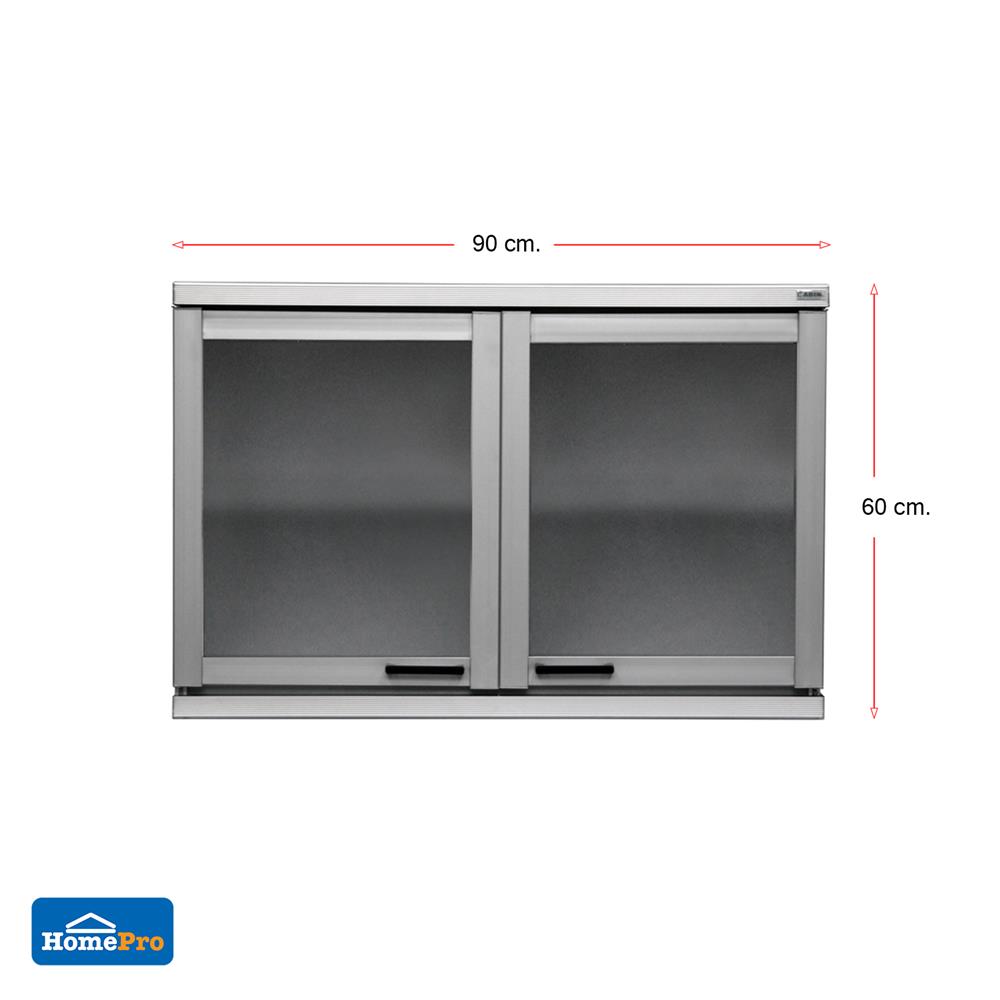 ตู้แขวนคู่กระจก CABIN SIENA 90x60 ซม. สีขาว