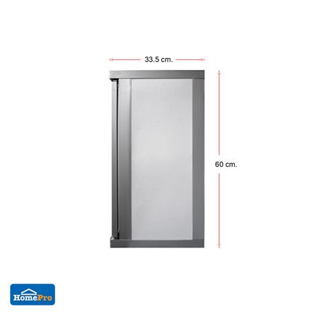 ตู้แขวนคู่กระจก CABIN SIENA 90x60 ซม. สีขาว_5