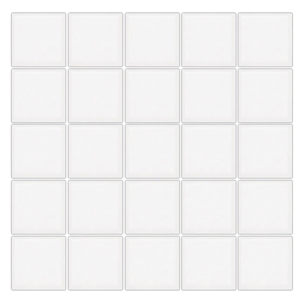 โมเสคพอร์ซเลน 30x30 ซม.COTTO MT 22S-6110 สีขาว 30P