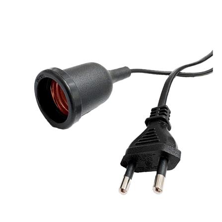 ขั้วหลอดพร้อมสายไฟ VKF SOKAWA S-231 2x0.5 ตารางเมตร 10 เมตร สีดำ_1