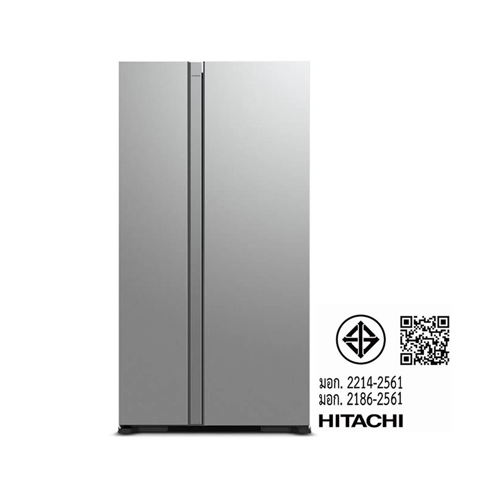 ตู้เย็น SIDE BY SIDE HITACHI RS600PTH0 GS 21 คิว กระจกเงิน อินเวอร์เตอร์