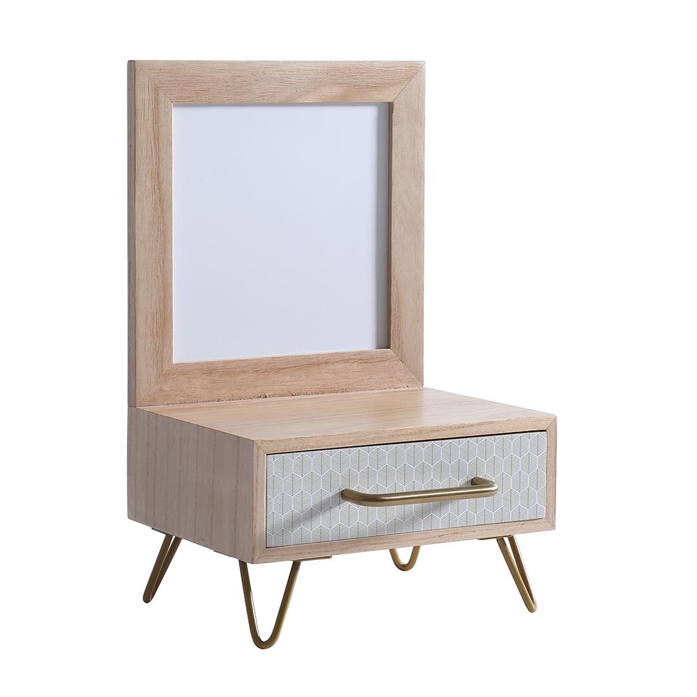 ชั้นลิ้นชักไม้ 1 ลิ้นชัก STACKO LINDO 22.5X17X5.5 ซม. ไม้