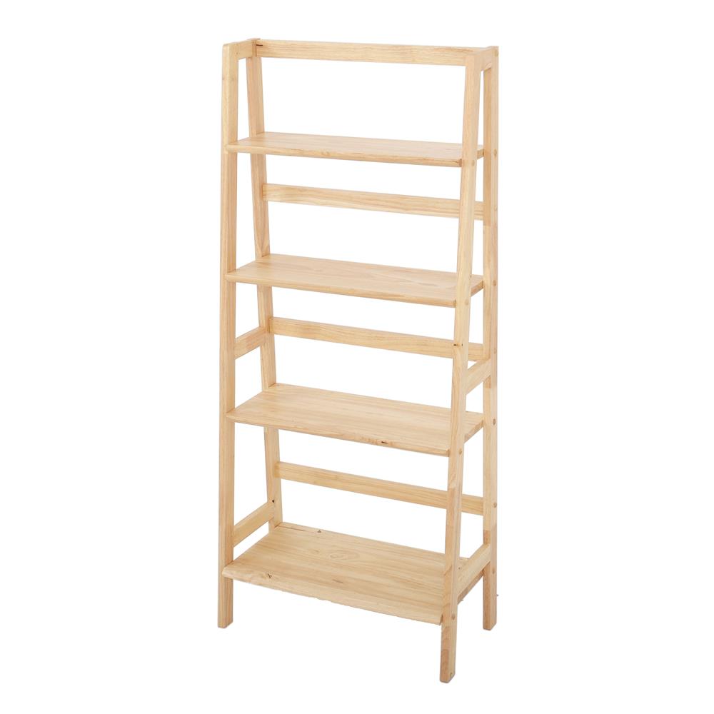 ชั้นวางของ 4 ชั้น FURDINI COZY ไม้ยางสีธรรมชาติ