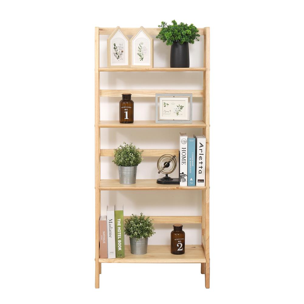 ชั้นวางของ 4 ชั้น FURDINI COZY ไม้ยางสีธรรมชาติ