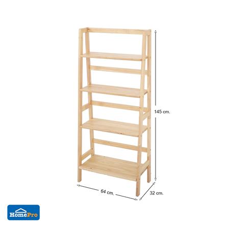 ชั้นวางของ 4 ชั้น FURDINI COZY ไม้ยางสีธรรมชาติ_8