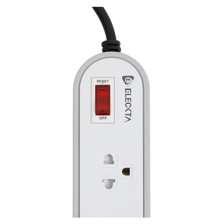 รางปลั๊กไฟ 3 ช่อง 1 สวิตช์ ELECKTA ET3146-3GY 3 เมตร สีเทา_3
