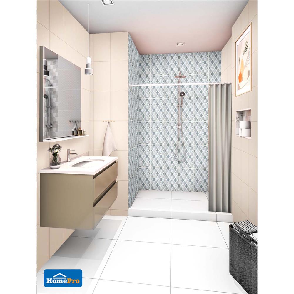 กระเบื้องผนัง 8x12 นิ้ว TARA เอมิลี่ เทา EXC PM