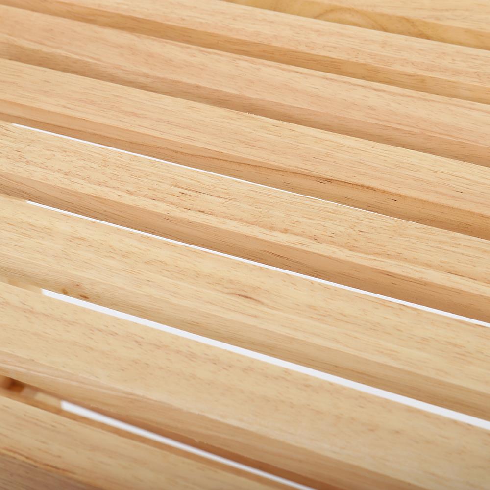 ชั้นวางของ 4 ชั้น FURDINI CONIE ไม้ยางสีธรรมชาติ