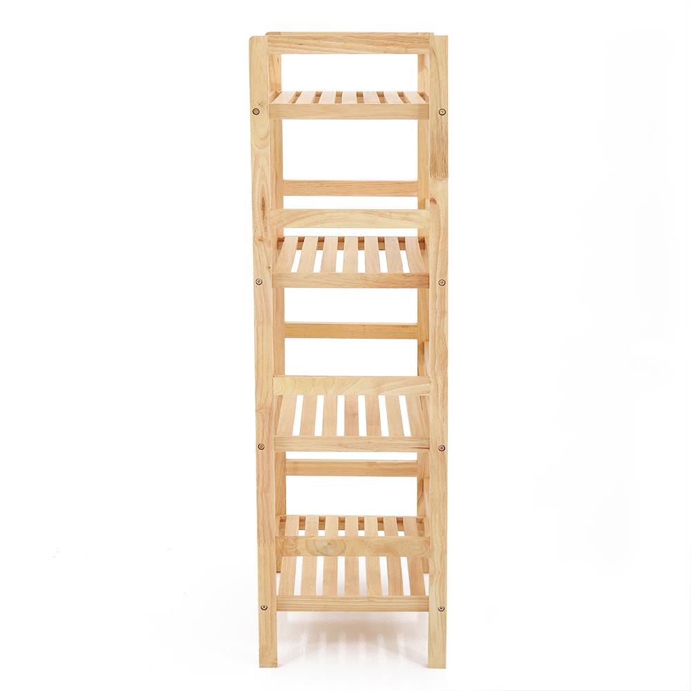 ชั้นวางของ 4 ชั้น FURDINI CONIE ไม้ยางสีธรรมชาติ