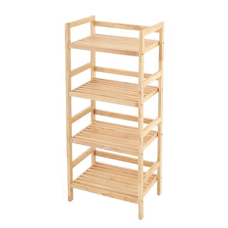 ชั้นวางของ 4 ชั้น FURDINI CONIE ไม้ยางสีธรรมชาติ_0