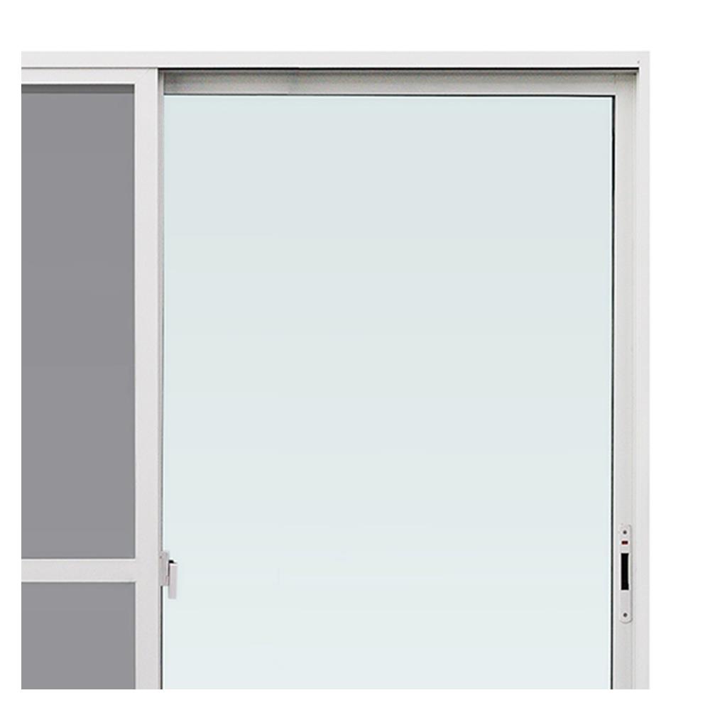 ประตูบานเลื่อน อะลูมิเนียม S-S มุ้ง WINDOW ASIA F10 200X205 ซม.สีขาว