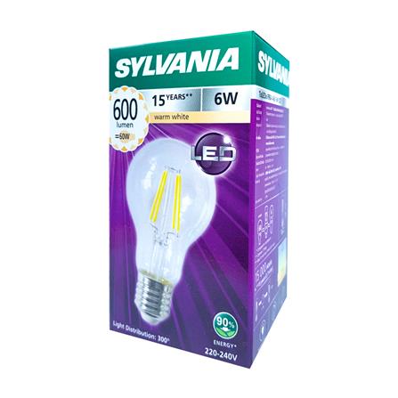 หลอด LED SYLVANIA TOLEDO FIRA A60 6 วัตต์ E27 WARMWHITE_1