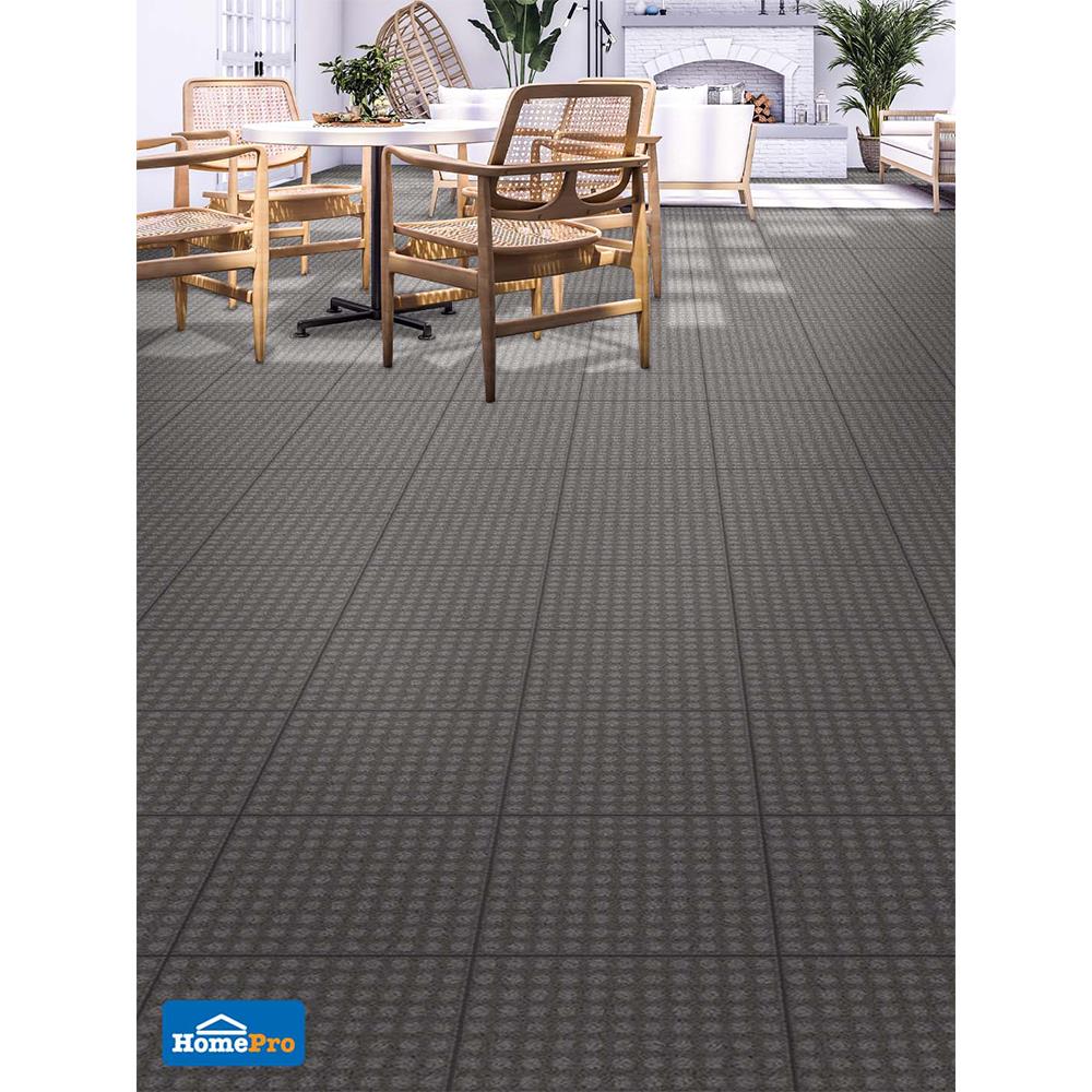 กระเบื้องพื้น 12x12 นิ้ว DURAGRES ไซเคิลชาร์โคล เทาเข้ม A 1M2