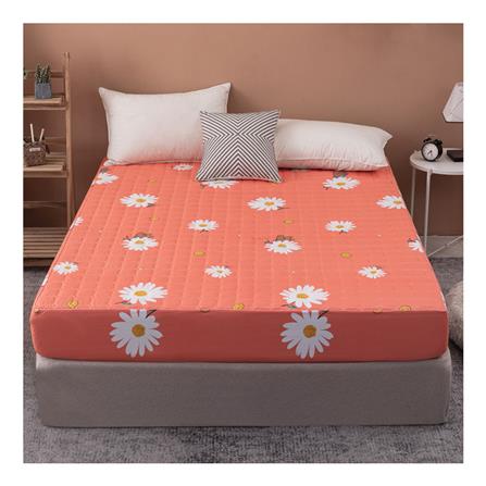 ผ้าปูที่นอน 6 ฟุต ME LIVING CAPE สีส้ม_1