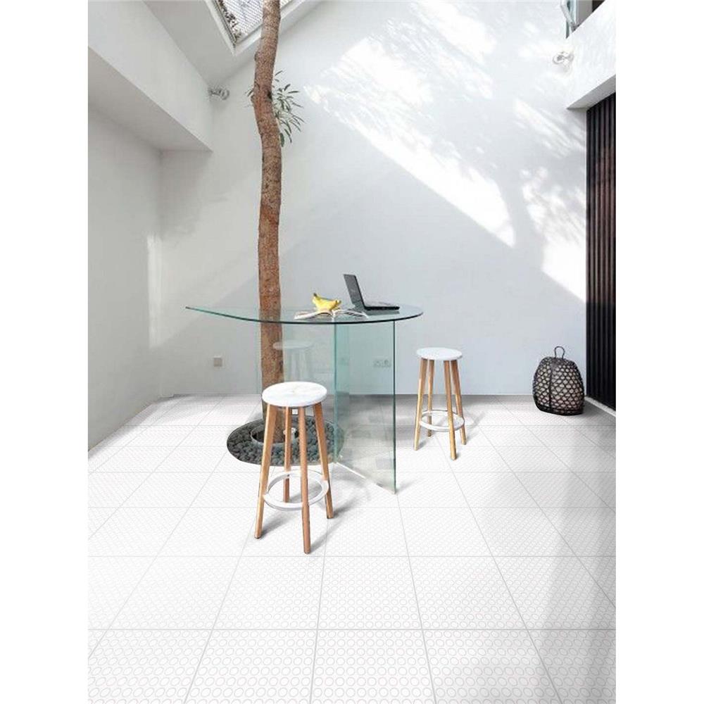 กระเบื้องพื้น 12x12 นิ้ว DURAGRES ไซเคิล ขาว A