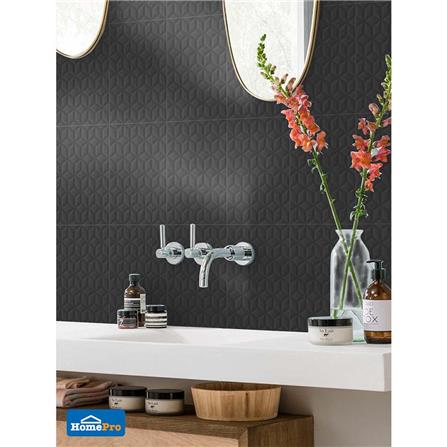 กระเบื้องผนัง 25x40 ซม. มิลเลอร์ แบล็ค_4