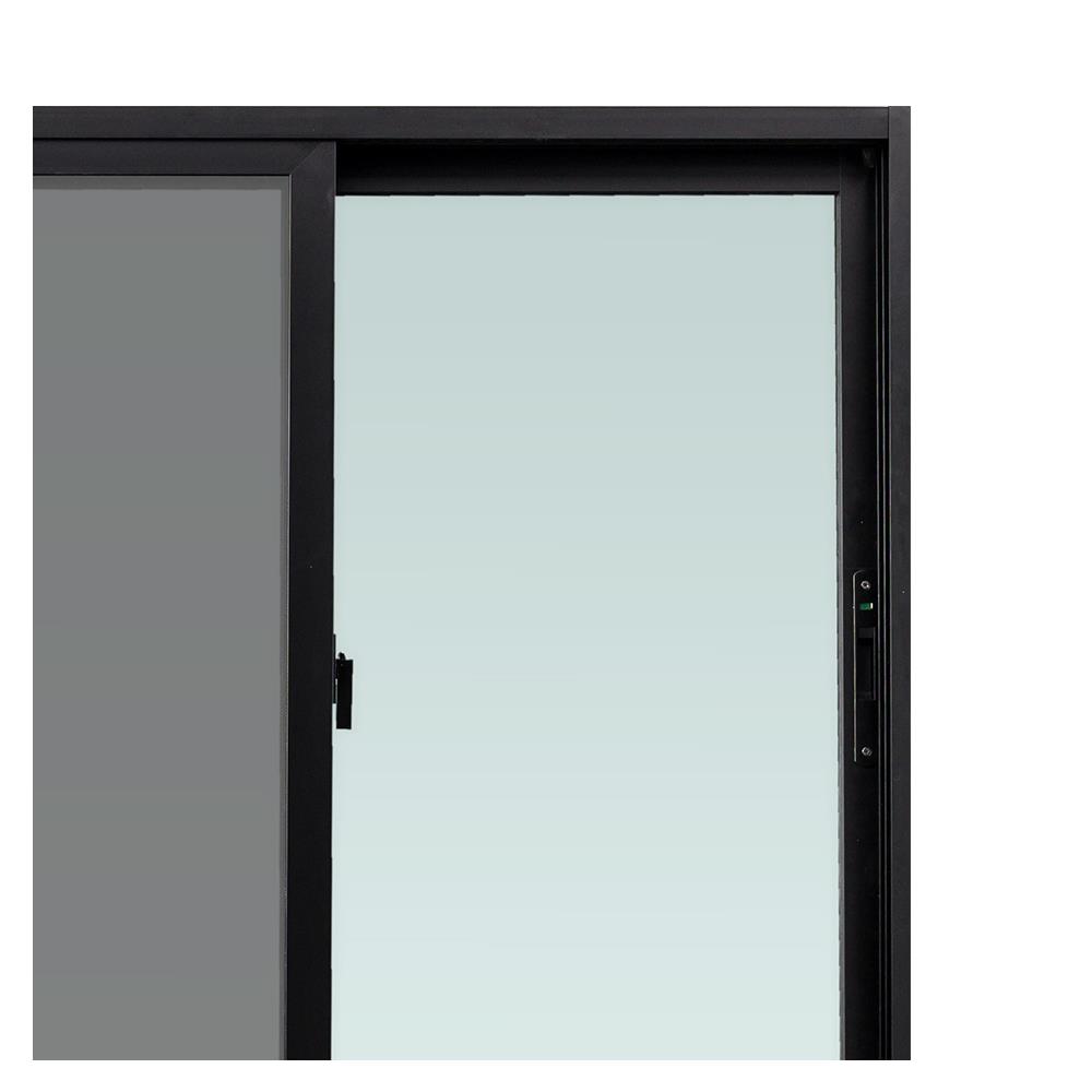หน้าต่างบานเลื่อน อะลูมิเนียม S-S มุ้ง WINDOW ASIA F10 120X110 ซม. สีดำ