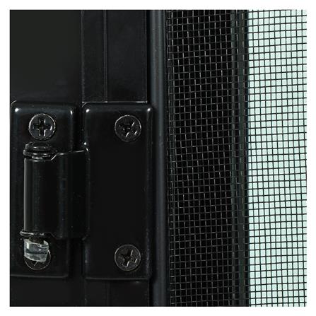 หน้าต่างบานเปิดกระทุ้ง อะลูมิเนียม มุ้ง WINDOW ASIA F10 80X50 ซม. สีดำ_3