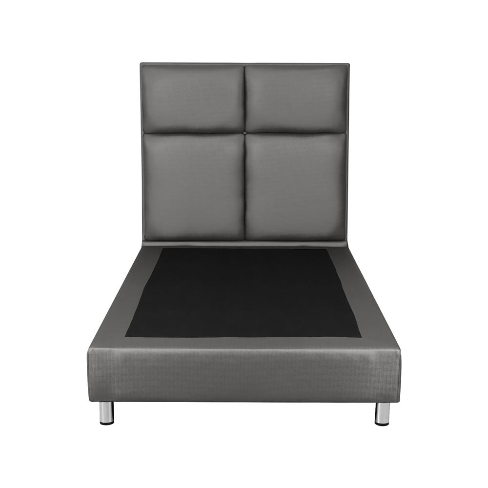 ฐานรองหัวเตียง 3.5 ฟุต HOME LIVING STYLE SQUARE สีเทาเข้ม