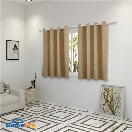 ผ้าม่าน EYELET HOME LIVING STYLE ARONIA UV 140X160 ซม. สีครีม_5