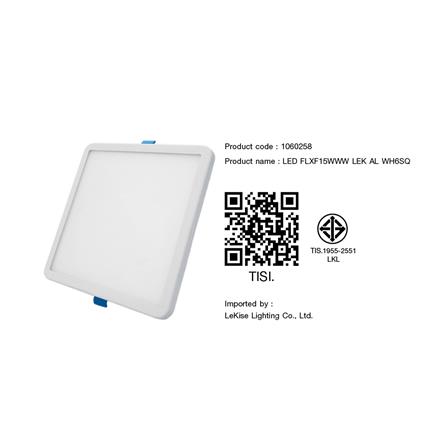 ดาวน์ไลท์ LED LEKISE FLXF 6 นิ้ว 15 วัตต์ WARM WHITE สีขาว_3